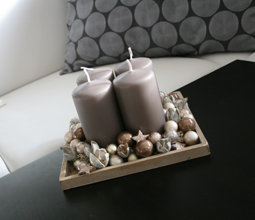 Adventní svícen šedohnědý — foto 1