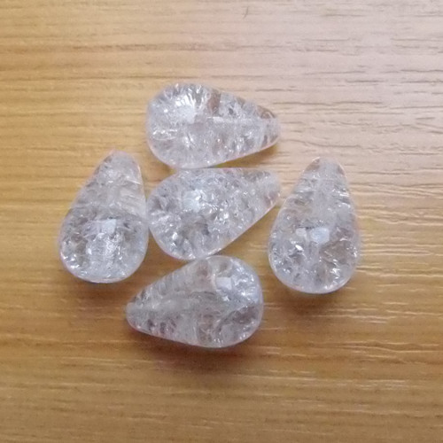 Praskané kapky -10 x 16 mm