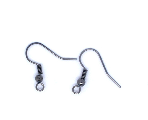 Afroháčky s kuličkou/ gunmetal (antracit)
