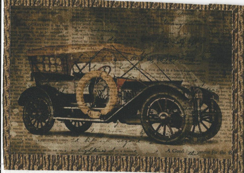 Bavlněná látka - panel 8,5 x 13 cm
