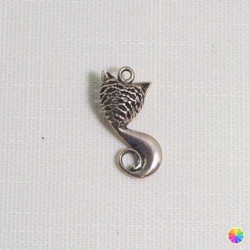 Přívěsek kočička s ocáskem 35x17mm