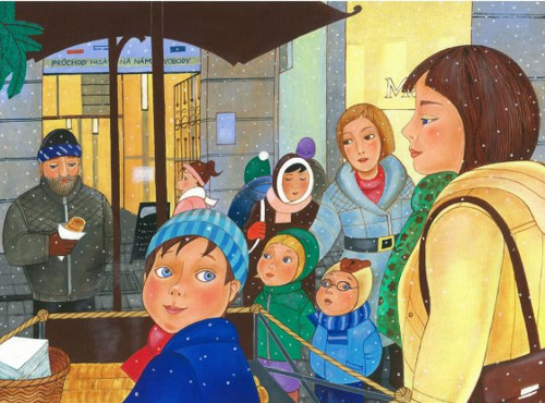 Trdelník - číslovaná grafika — foto 1
