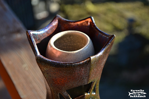 Vysoká raku aromalampa — foto 1