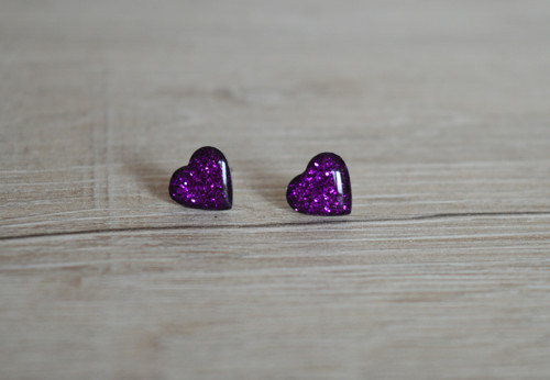 Purple sapphire srdíčka chir. ocel — foto 1