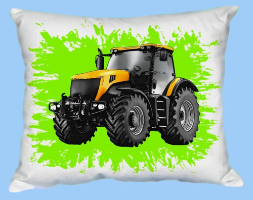 Polštářek , polštář , 30x40 cm , traktor JCB 7230