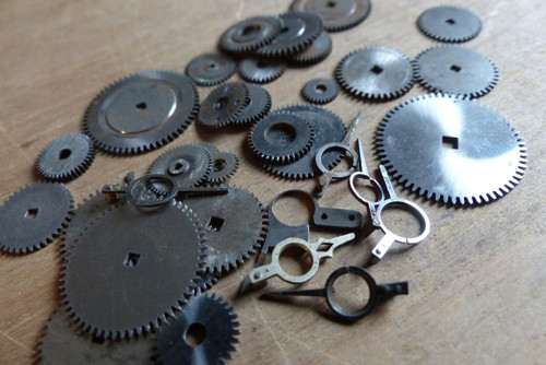 Ozubená kolečka 3...vintage materiál pro steampunk — foto 1