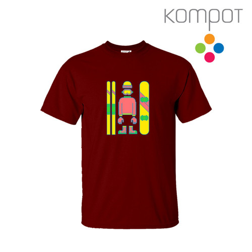 Pánské tričko ZIMNÍ VÝBAVA :: vínové, vel. S-2XL