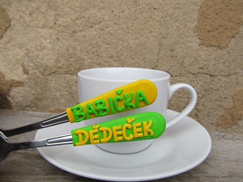 Lžičky babička, dědeček - SKLADEM