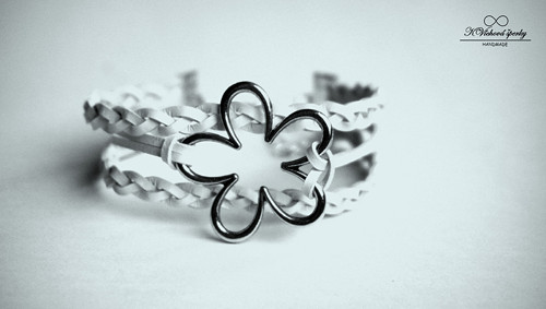 Simply flower infinity bílý — foto 1