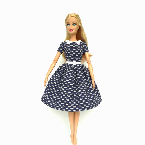 Retro šaty na Barbie — foto 1