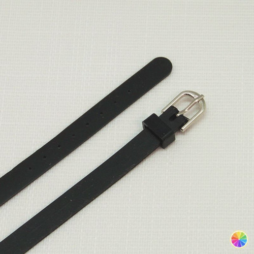 Náramek délka 20cm šířka 8mm barva černá (1kus)