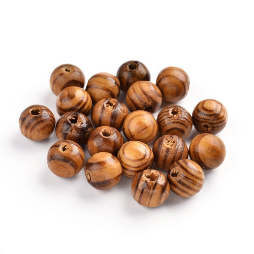 Dřevěné korálky natural 10mm (cena 50ks)