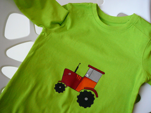 PÍSKACÍ TRIČKO - traktor — foto 1
