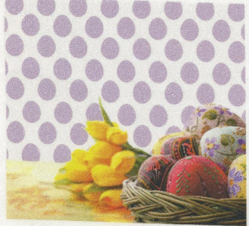 Bavlněná látka - panel 9,5 x 10 cm