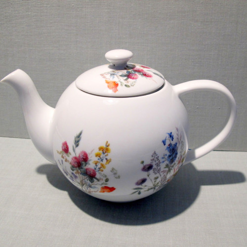 Porcelánová konvice květinová — foto 1
