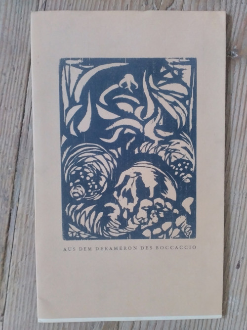 Jiří Altman Aus Dem Dekameron Des Boccaccio