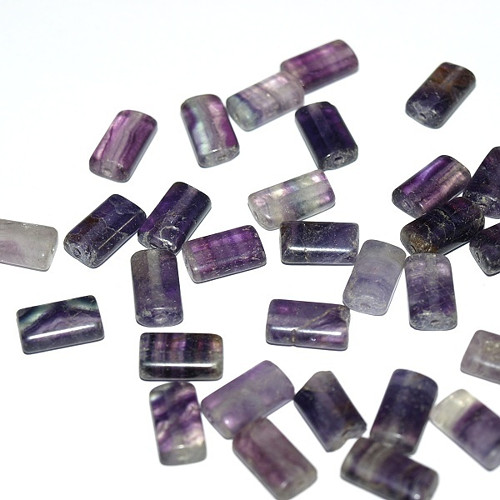 Fluorit obdelník 11x7mm (3 ks) — foto 1