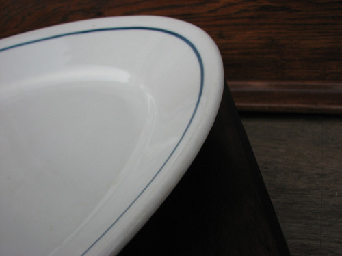 Linka...oválný tác Porcelán Puls