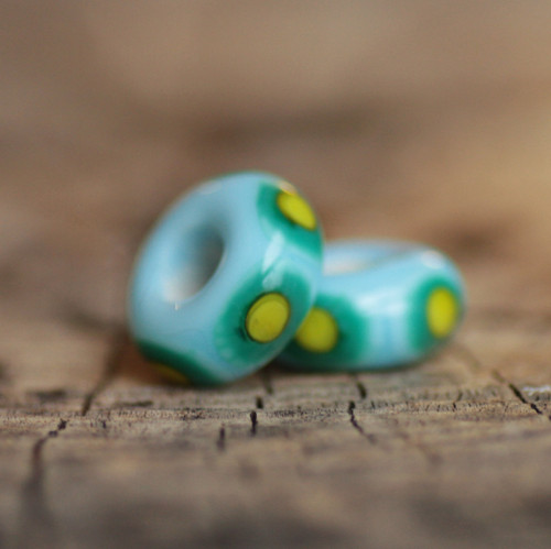 Rondelky 2 ks - průvlek 4 mm — foto 1