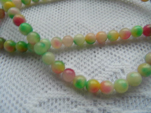 Přírodní Jade korálek 6mm/4ks/