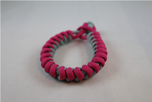 Paracord náramek dámský - Snake — foto 1