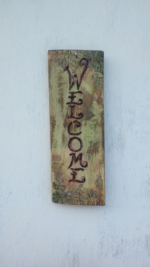 Tabulka "Welcome" — foto 1