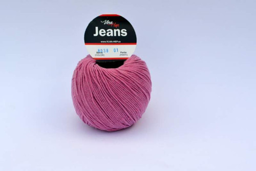 Jeans odstín 8039 tmavší azalková