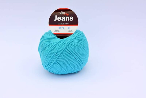 Jeans odstín 8124 tyrkys