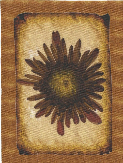 Bavlněná látka - panel 9 x 13 cm