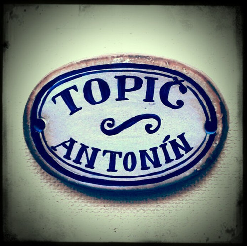 Topič Antonín (keramická cedulka) — foto 1