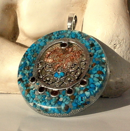 ORGONIT *Amulet Štěstí s Tyrkenitem* — foto 1
