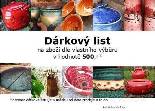 Dárkový poukaz 500 Kč u prodejce mago