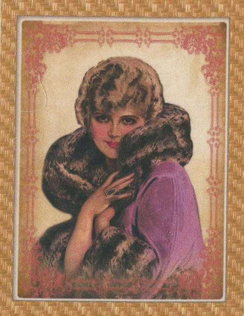 Bavlněná látka - panel 8 x 10,5 cm