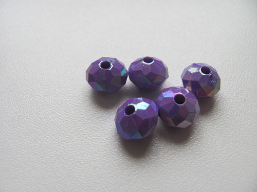 Akrylový korálek ve tvaru disku 10 mm - 25 ks
