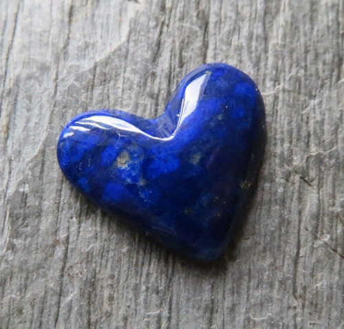 Lapis lazuli Extra, přírodní, srdíčko č.03 — foto 1