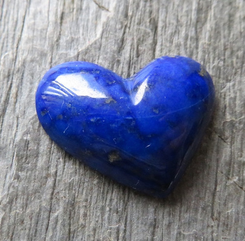 Lapis lazuli Extra, přírodní, srdíčko č.04 — foto 1