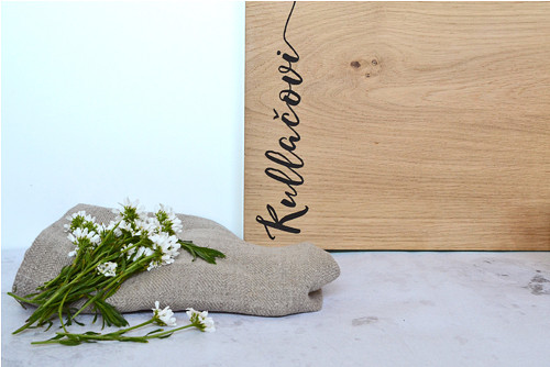 Dřevěné prkénko "Caligraphy statement" — foto 1