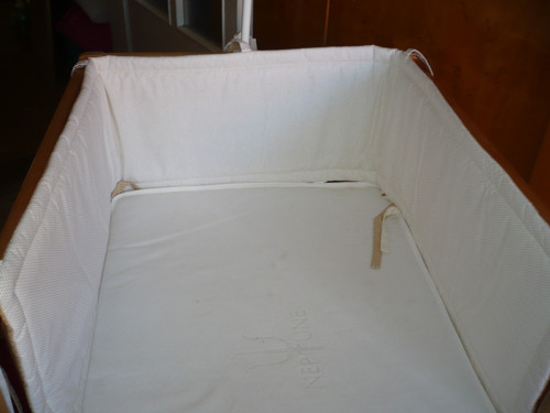 Mantinel do postýlky 180x30 rovný béžový sen pidi