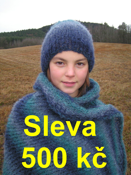 Dámský pléd s čepičkou, SLEVA ze 720 KČ! — foto 1