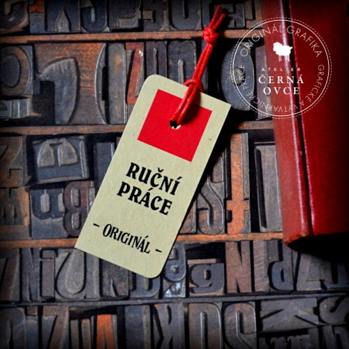 VINTAGE CEDULKA - ruční práce