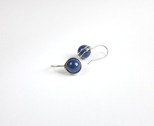 Náušnice - LAPIS LAZULI (LAZURIT) — foto 1