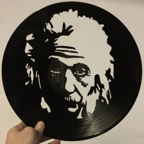 Gramodeska portrét Albert Einstein — foto 1