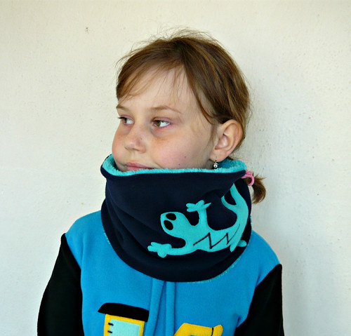 Nákrčník s ještěrkou :-) — foto 1