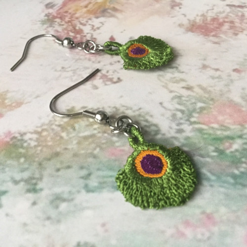 Peacock No. 2 - náušnice — foto 1