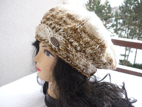 Baret ...Hnědo-Smetanový.... — foto 1