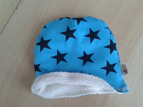 Zimní čepka modrá — foto 1