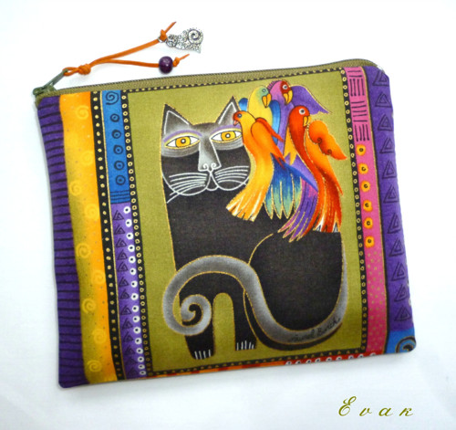 Kocour Nero- taštička desing Laurel Burch — foto 1