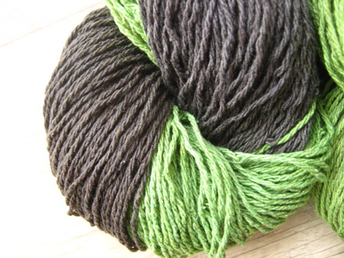 Buretové hedvábí 4mm - "Kiwi" — foto 1