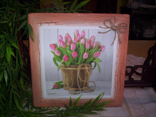 Obrázek - Kytice tulipánů ve džberu