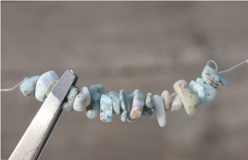 Vrtané zlomky - larimar D7516 — foto 1
